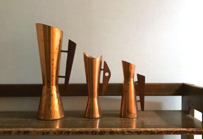 50's Germany Copper Vase