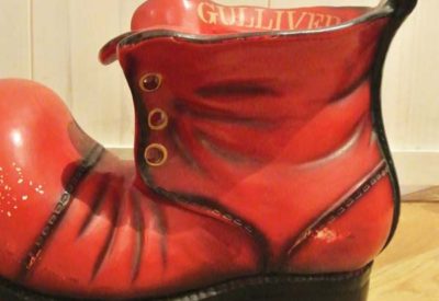 70'S Gulliver Shoes Ceramic Planter