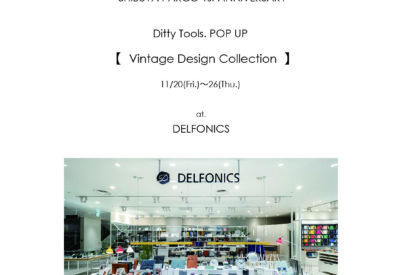 渋谷PARCO1st Anniversary"DELFONICS"にてPOP UPを開催します。
